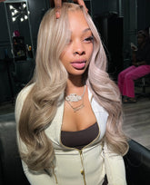 Ash Blonde Highlights